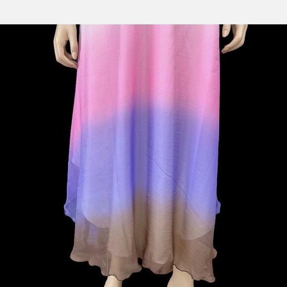 PilyQ Dress Multi Color Halter Long Summer Coverups - Picture 6 of 12